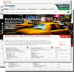 Website Design for Olympic Support Image Website Design for Olympic Support Image