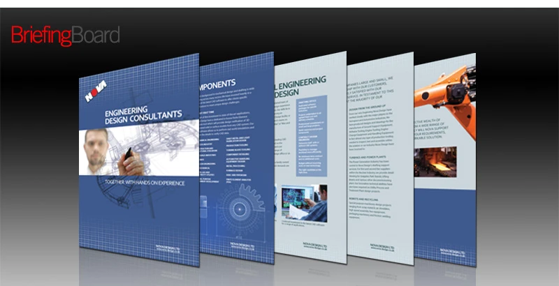 Nova Design Engineering Company Brochure Design Case Study from Studiografik Birmingham Nova Design Engineering Company Brochure Design Case Study from Studiografik Birmingham